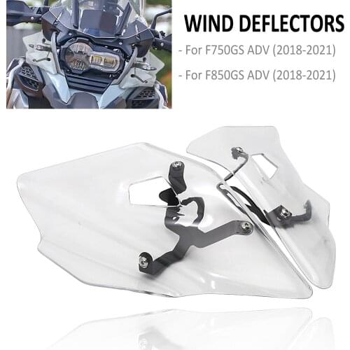 Motorcycle Upper Turn Signal Side Wind Deflector Fairing Windshield Windscreen FOR BMW F750GS F850GS F 750 850 GS ADV Adventure