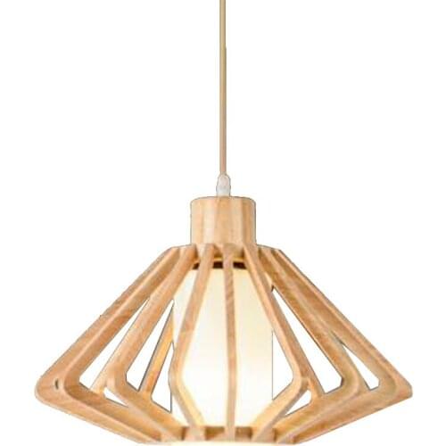 Vintage Wooden LED Pendant Lamps Barbershop Art Pendant Lights Lighting Restaurant Balcony Lamp Kitchen Home Decor Hanging Lamps