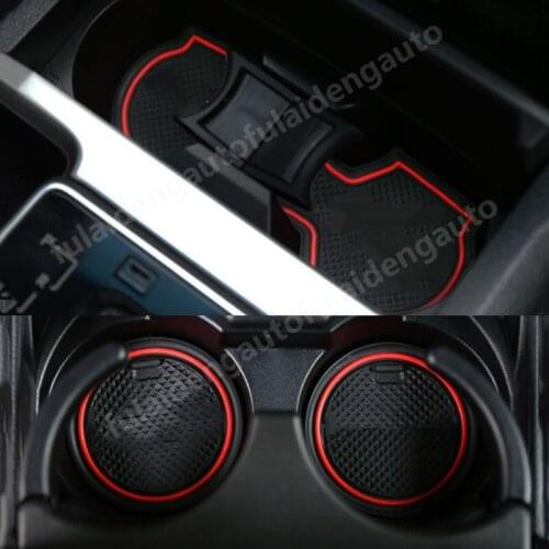 15pcs For Toyota Prado FJ150 7 seats 2010-2017 Non slip Interior door pad cup mat door gate slot mat Car Accessories