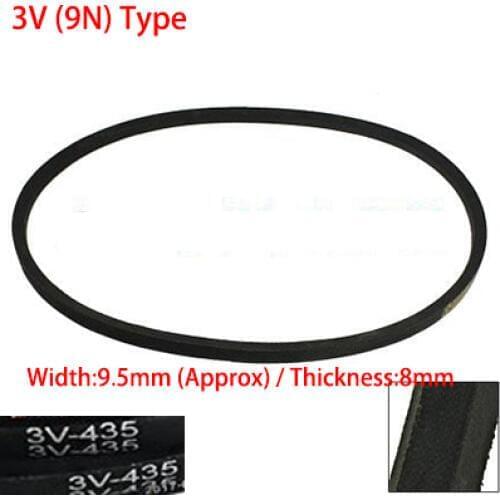 3V/9N 1000/2540mm 9.5mm Width 8mm Thickness Rubber Groove Machinery Drive Transmission Band Wedge Wrapped Vee V Timing Belt