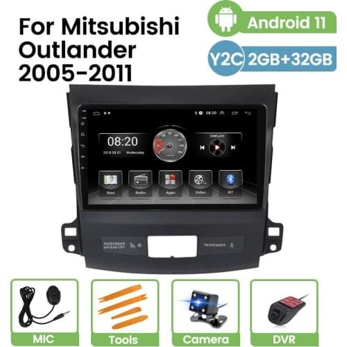 4 Core 2.5D screen Android Car Multimedia Player For Mitsubishi Outlander XL 2005 2006-2014 swc dvr Stereo radio GPS Navigation