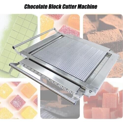 400*400 Cutting table raw Chocolate Cutting Machine/Chocolate Slicing Machine/Chocolate Block Cutter/Strip-type or Square type