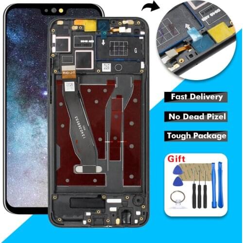 6.5" LCD For Huawei Honor 8X LCD Display Touch Screen Digitizer Assembly + Frame For Huawei JSN-L21 JSN-L42 JSN-AL00 JSN-L22 LCD