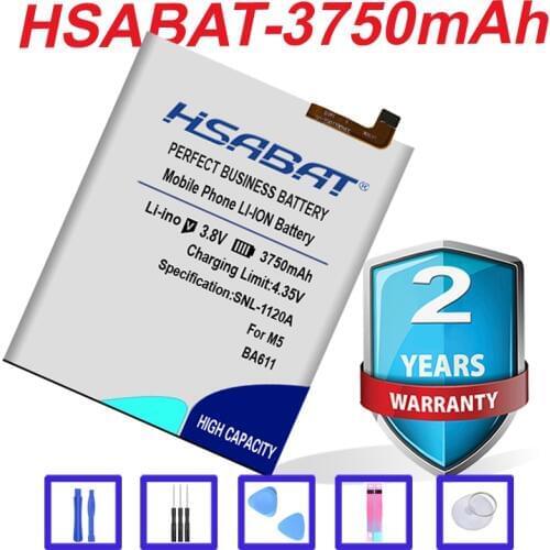 HSABAT Top Brand Battery Use for Meizu M5 3750mAh BA611