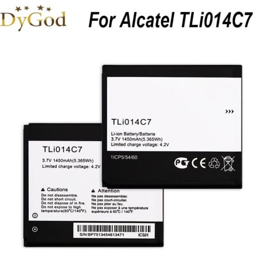TLi014C7 Battery for ALCATEL onetouch Pixi First 4024D 4.0" TLi014C7 1ICP5/54/60 Batterie Accumulator 1450mAh