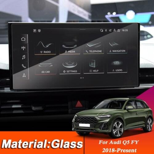 Car Styling GPS Navigation Glass Dashboard TPU Screen Protective Film For Audi Q5 FY 2018-Present Sticker Auto Accessories