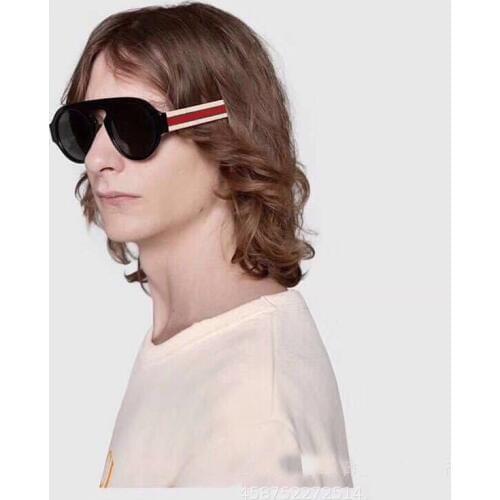 Brand Tri-Color Sunglasses Men Women Yellow Mens Sunglasses for Men Ladies Retro Plastic Sun Glasses Pink Trendy Sunglass Oculos