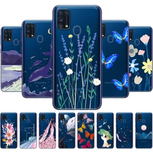For Samsung M31 Case 6.4" Soft Silicon Tpu Phone Back Cover For Samsung Galaxy M31 M 31 SM-M315FZBVSER m315 Case Shell Bumper