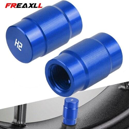 For Kawasaki H2 / H2R 2015-2020 2016 2017 Motorcycle Aluminum Tyre Rim Air Port Cover Tire Valve Wheel Stem Cap Dustproof Cover