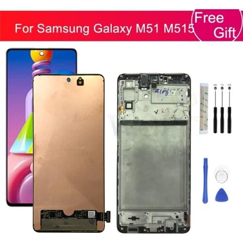 For Samsung Galaxy M515 LCD Display Touch Screen Digitizer Assembly For Samsung M51 M515F SM-M515F/DSN Lcd Replacement Parts