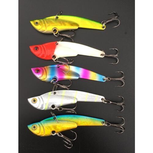 Hot Sale 1 Pieces28g 75mmMeta lVIB LureFishing Spoon Freshwater Fishing Hard LureSliceJigBait Spoon Fishing Tackle Metal Jigging