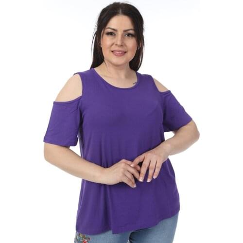 Hanezza Plus Size SHOULDER FUTHER BLUZ