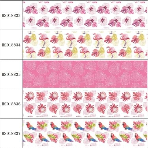 HSDRibbon free shipping 3" 75mm heat transfer printed hsd-design series Grosgrain Ribbon 50Yards/Roll