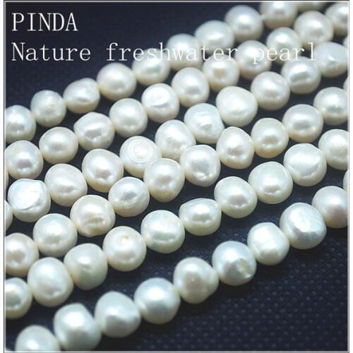 Cultured freshwater pearl strings baroque shape 36cm length top fashion diy beads accessories 5-6mm 6-7mm 7-8mm 8-9mm 9-10mm