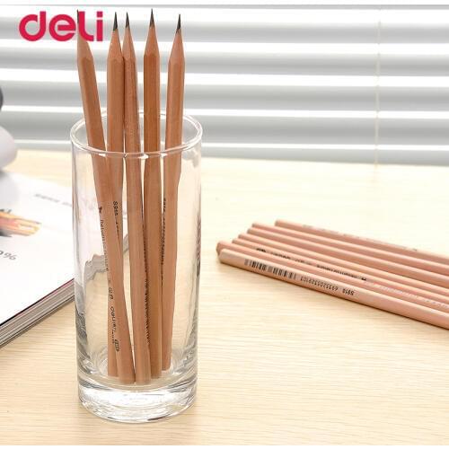 Deli 30/50/72 pcs 2B standard Pencil Set for School writing Supplies Stationery Office Natural Wood student kid drawing pencils