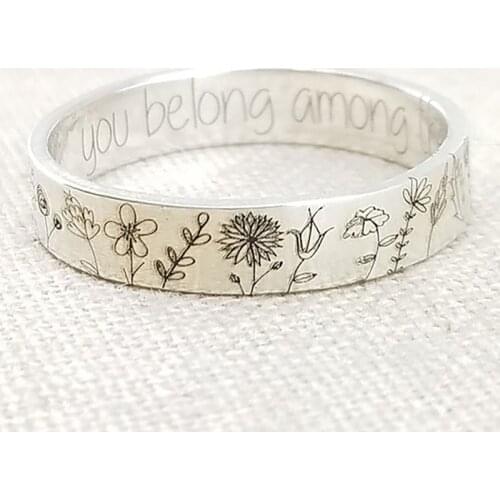 Vintage Dandelion Rings for Women Simple Metal Womens Promise Ring 2021 New Arrivals Female Wedding Jewelry Accessories Gifts