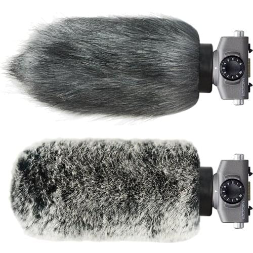 Microphone Furry Rigid Windscreen Muff Mic Wind Cover Fur Filter Outdoor Microphone Windscreen for ZOOM SSH6