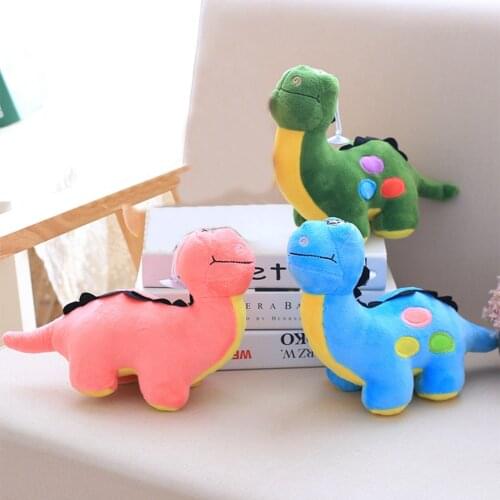 3 Colors 25CM Soft Dinosaur Plush Doll Toy Cute dinosaur animal doll soft stuffed doll Home Decoration Birthday Gift