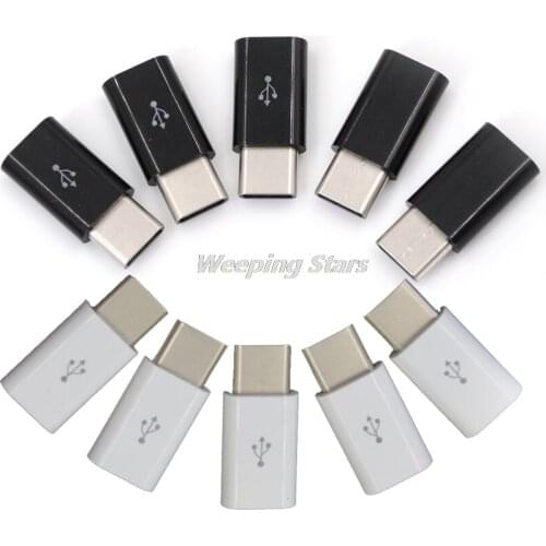New 5pcs/lot USB 3.1 Type-C Male Connector To Micro USB 2.0 5Pin Female Data Adapter Converter USB Type C Adapter