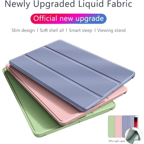New TPU Silicone Soft Case Sleeve For iPad 9.7 Air 2 3 Mini 4 5 Funda Pro 11 9.7 10.2 7th 6th Gen Protective Cover Accessories