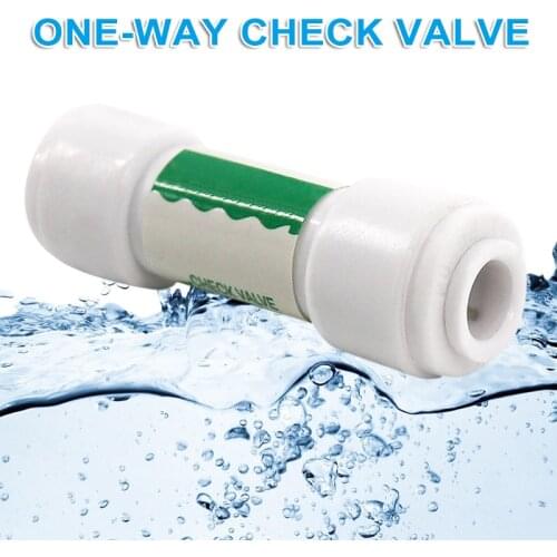 1/4" Check Valve Push In for Non Return Water Reverse Osmosis System Filters UD88