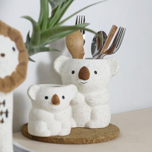 Animal Flower Pot Koala Creative Decoration Gardening Supplies Green Plant Planting Garden Pots for Planters