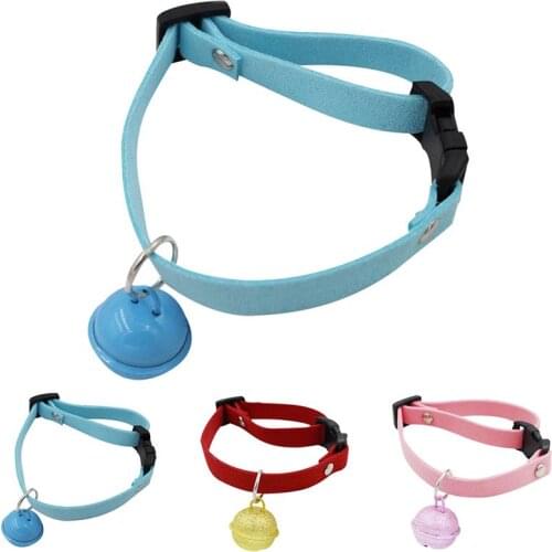 Personalized Cats Collar Creative Small Cat Collar With Adjustable Buckle Anti-Lost Kitten Puppy Collars With Bells Cat Supplies