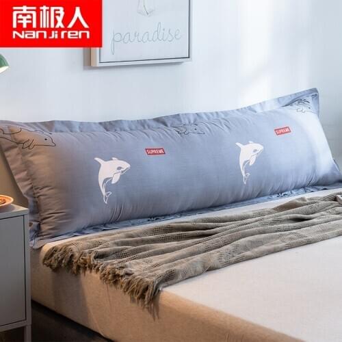 All Cotton Double Pillowcase Cotton Pillowcase Lengthened Pillowcase Couple Microscler Pillowcase