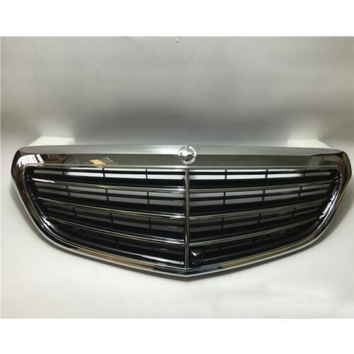 EOsuns Front Bumper Grill Grille for Mercedes-Benz E class W212 E180 E200 E260 E300 2014-2015