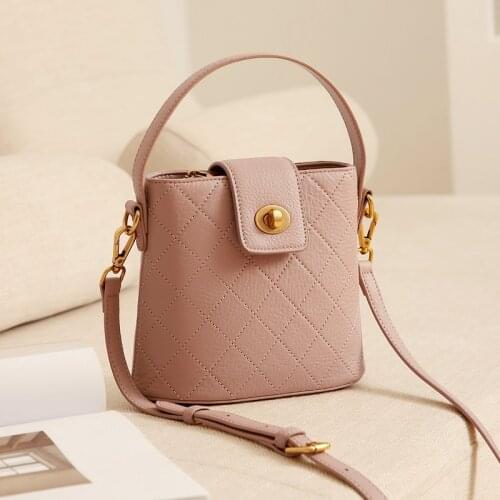 WOONAM Women Fashion 2021 New Spring Bag Top Hide Genuine Calf Leather Stich Top Handle Small Crossbody Leisure Handbag WB0227