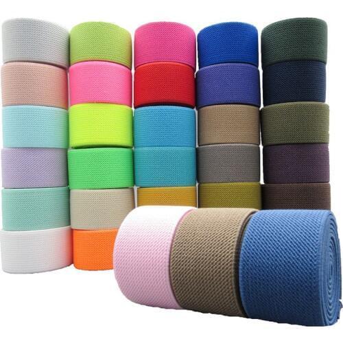 3cm High quality loose tight thick double twill elastic 3cm elastic rope / flat elastic belt waist rubber band clothing accessor