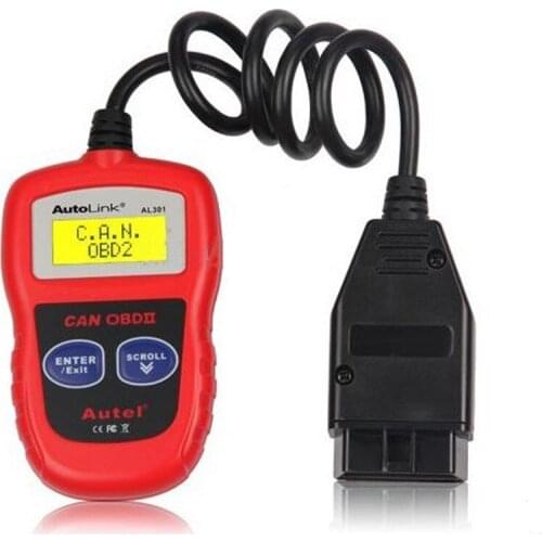 Autel AutoLink AL301 OBDII/CAN Code Reader Clear DTCs Easiest-To-Sse Tool For DIY Customers