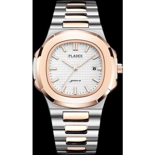 Pladen Calendar Sports Men Watches Quartz Stainless Steel Luminous Waterproof Relógio Masculino Fashion Outdoor Watch Man Party