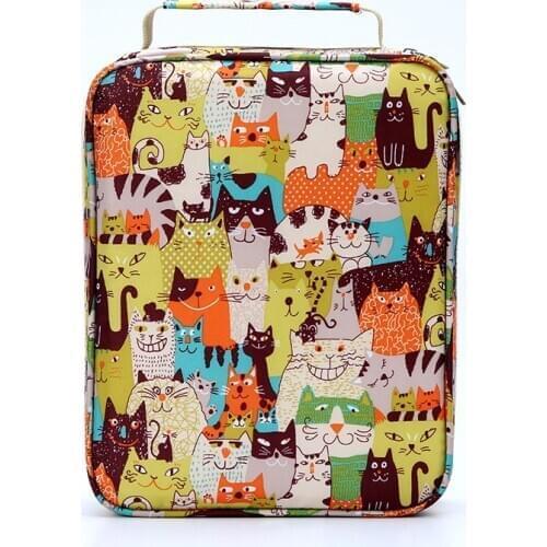 Kawaii 150 Holes School Pencil Case Cute Office Penal Pencilcase for Girls Stationery Organizer Box Large Pen Bag Pouch Supplies