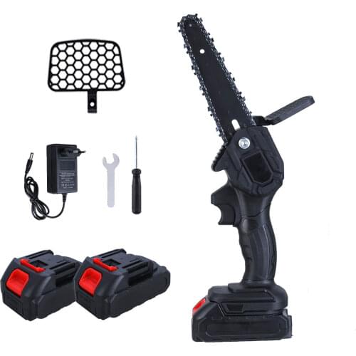 6 Inch 550W Electric Chain Saw Wood Cutter Garden Tree Logging Trimming Saw Pruning Saw Wood Cutting With Lithium Battery