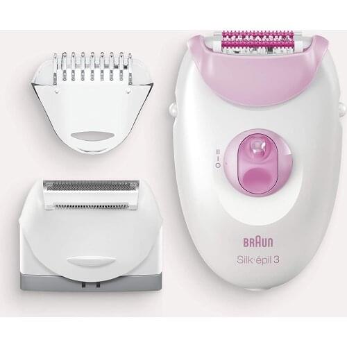 Braun Epilator Silk-epil 3 3-270, Hair Removal for Women, Shaver & Trimmer