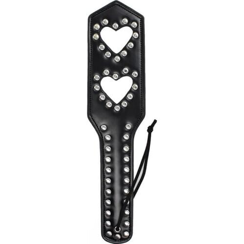 Erotic Hand Pats Tempo Ye Si Adult Toy Hand Pats Supplies Adult Double Heart Paddle