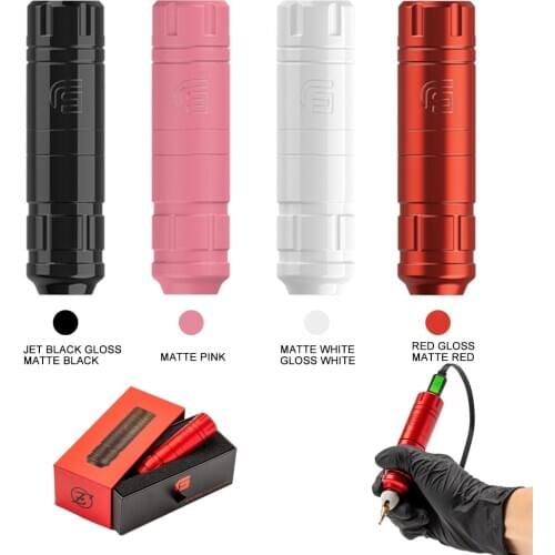 EZ Gazer Rotary Cartridge Tattoo Machine Pen FAULHABER Motor 3.0mm 3.5mm stroke RCA Cord Packing Blending for Cartridge Needles