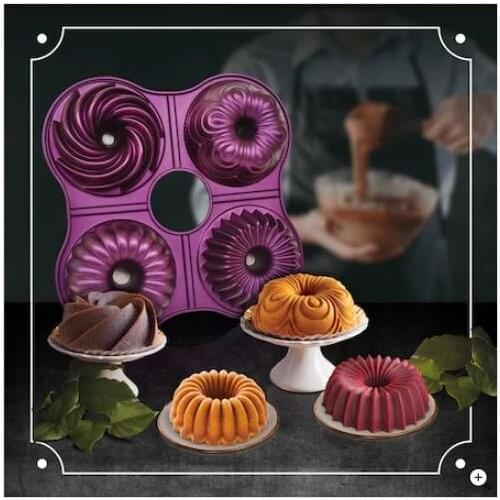 Casting Oaks Galaxy 4-Piece Cake Mold CAKE MOLDS OF DELICIOUS CAKES