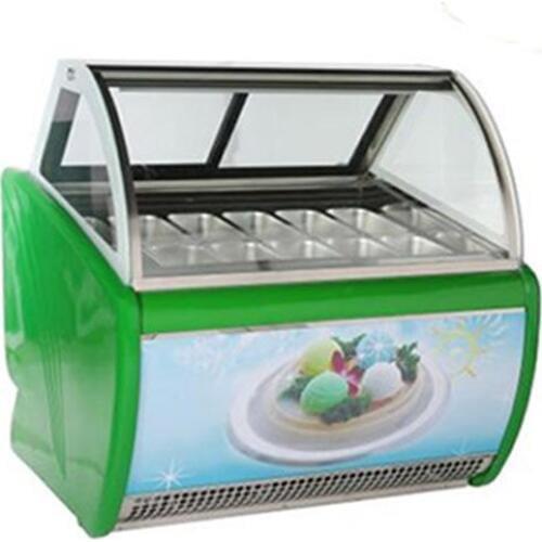 Gelato soft/hard ice cream display showcase Chiller Cabinets For sale