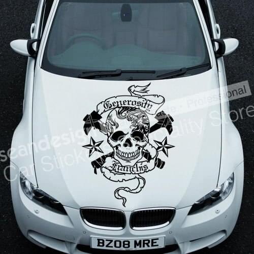 Cool! Totem Skull G TT016 Auto Car Decal Sticker PVC(black,white,red,Gray colour)