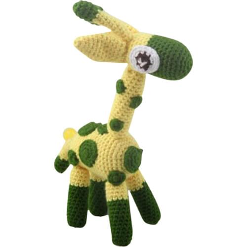 3D Giraffe Crochet Doll Kit for Kids Children Learn to Knitting Stuffed Toy