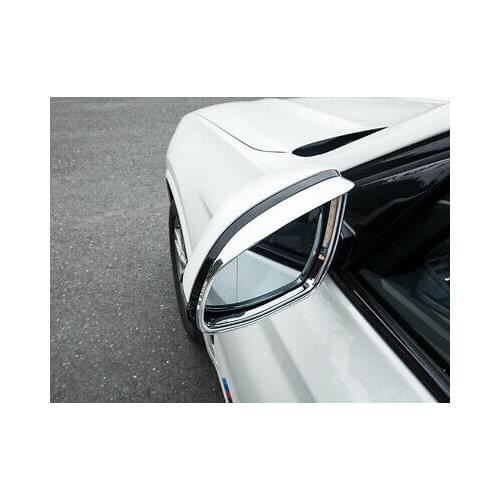 ABS Chrome Side Door Mirror Eyebrow Cover Trim 2pcs For BMW X5 G05 2019 - 2020
