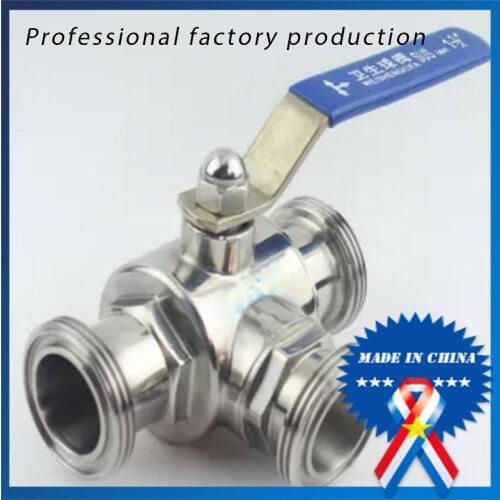 1.5 inch Manually Operated External Three - Way Ball Valves