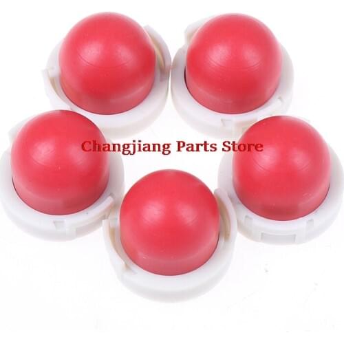 New 5 Pcs Red Carburetors Oil Primer Bulb Pump Cup For Briggs /Stratton