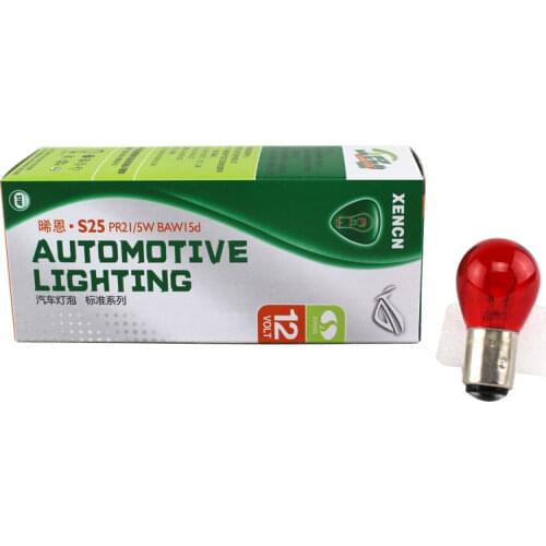 New XENCN PR21/5W 12V 21/5W S25 BAW15d Turn Signals Additional Brake Lights Replace Warning Lights Luggage Compartment lights