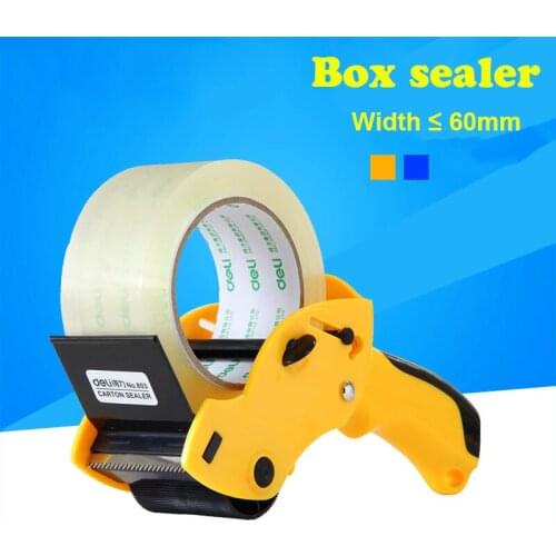 Hand Held Tape Distributor For Sealed Packaging Tape Holder Cutter Tape Adhesive Packaging Distributor Office Tape Holder