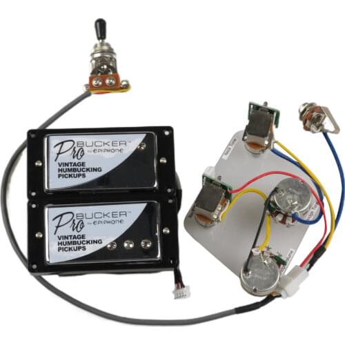 Guitar Pickups Alnico 5 Humbucker Pickups ProBucker Push/Pull Wiring Harness For Gibson Epiphone