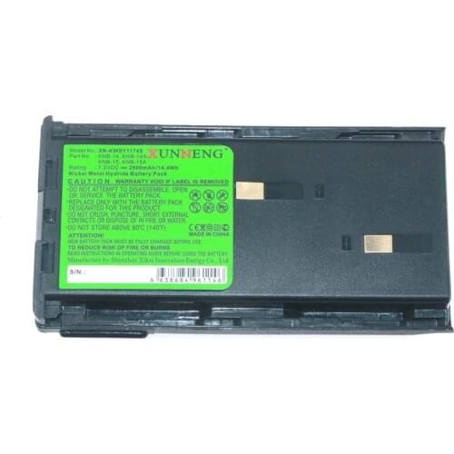 XunNeng KNB-14 KNB-14A KNB-14N Battery for Kenwood TK-260 TK-360 TK-270 TK-370 TK-272G TK-372G TK-3100 TK-2102