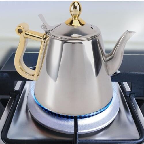 1.2L Stainless Steel Induction Cooker Tea Kettle Teakettle Teapot with Infuser